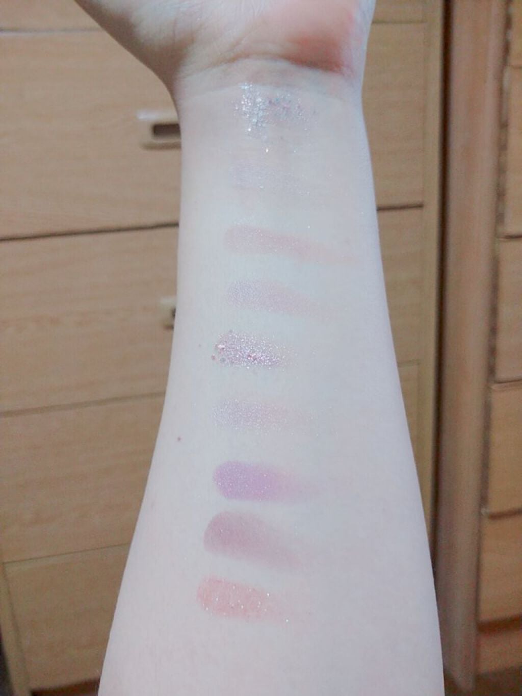 グリッターペディアアイパレット/unleashia/アイシャドウパレットを使ったクチコミ(2枚目)