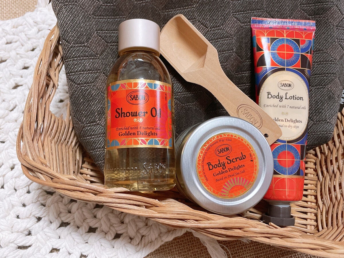 シャワーオイル ゴールデン ・ ディライト/SABON/ボディソープを使ったクチコミ(2枚目)