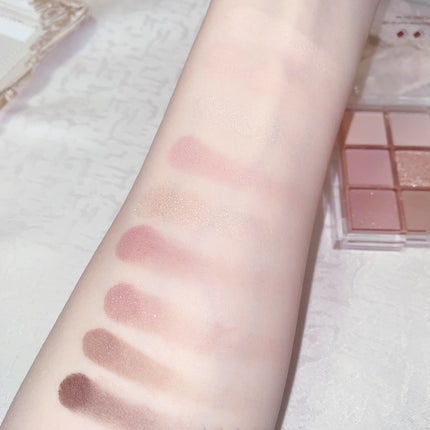 KEYBO FALL IN LOVE SHADOW PALETTE/keybo/アイシャドウパレットを使ったクチコミ(3枚目)