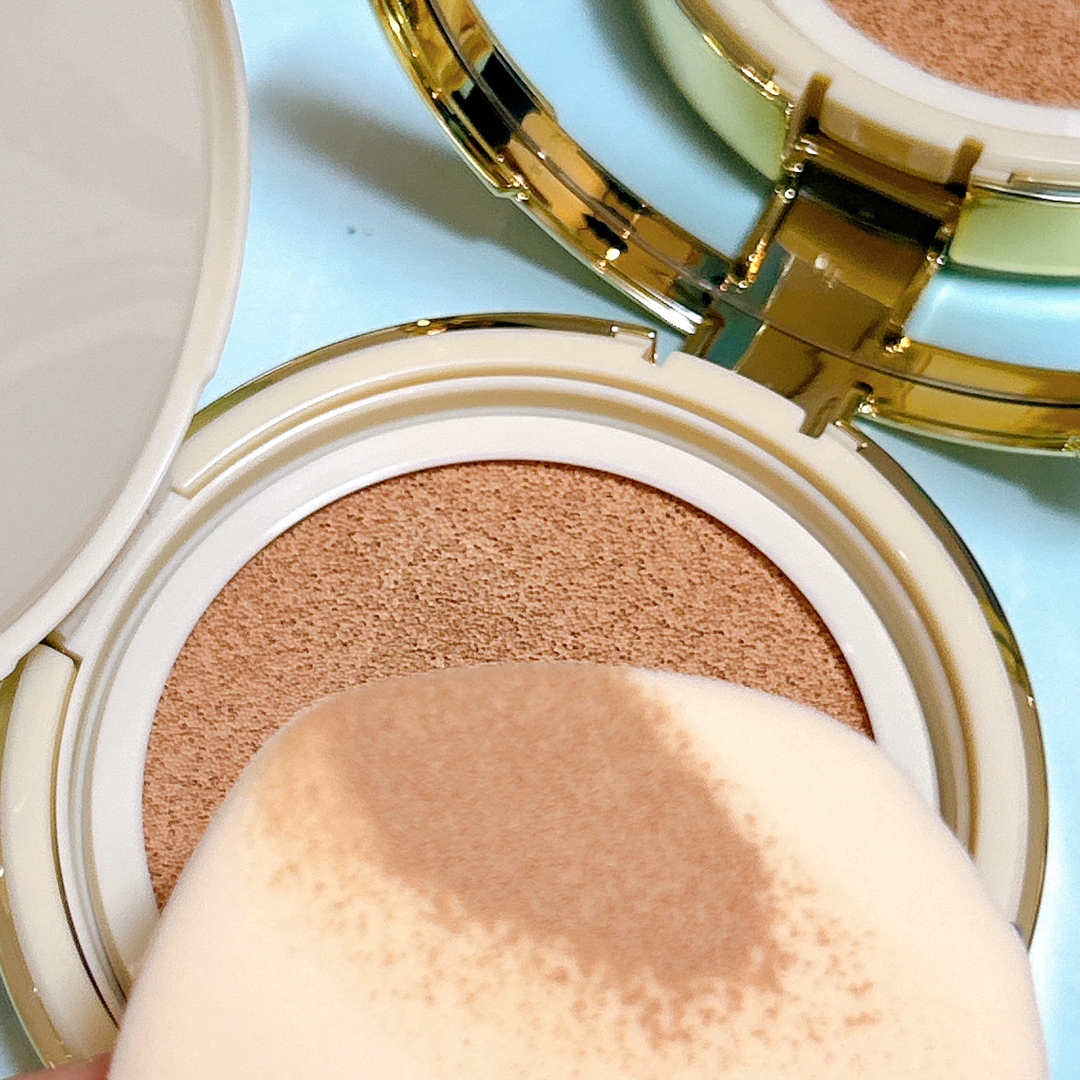 ルミナスフィット クッションファンデーション  02 ナチュラルオークル/ODELIA/クッションファンデーションを使ったクチコミ（3枚目）