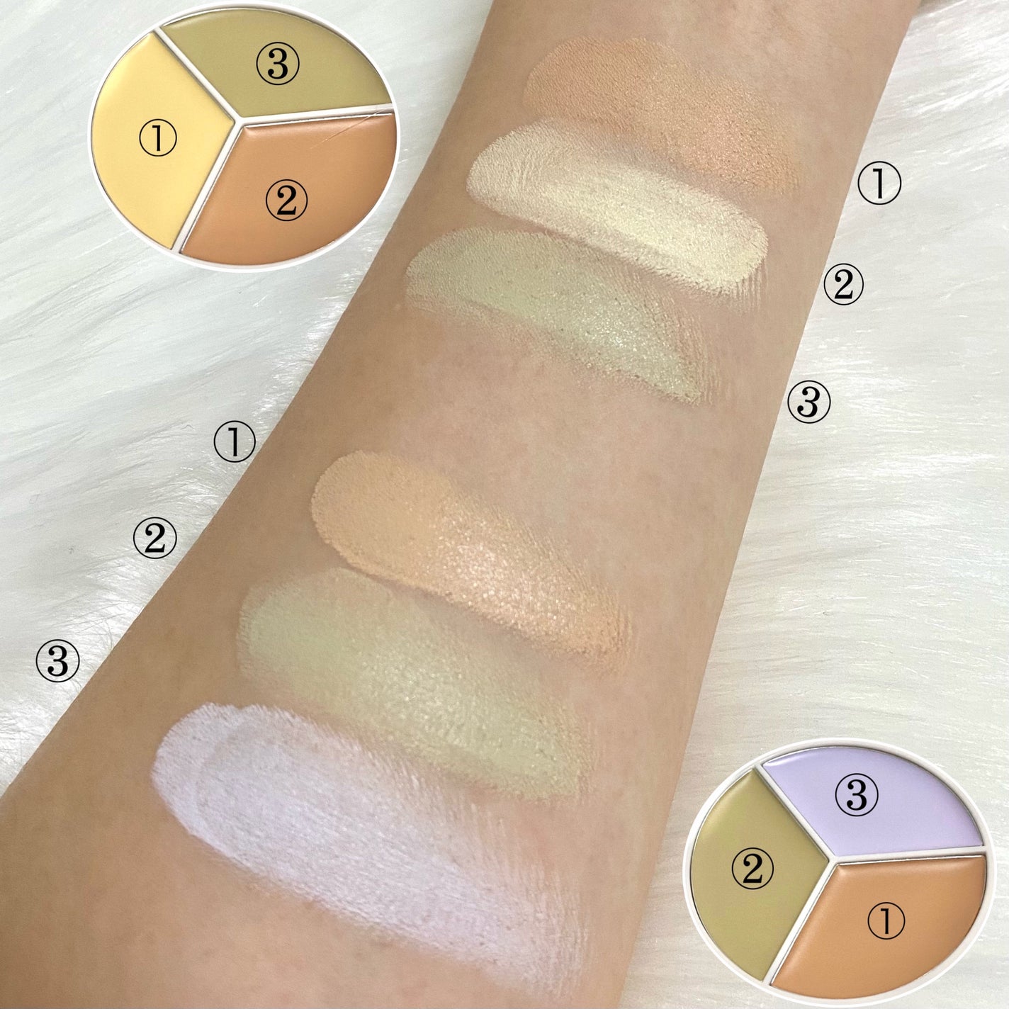 パーフェクトカバー コンシーラーパレット/Dear.A/パレットコンシーラーを使ったクチコミ(5枚目)