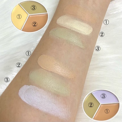 パーフェクトカバー コンシーラーパレット/Dear.A/パレットコンシーラーを使ったクチコミ(5枚目)