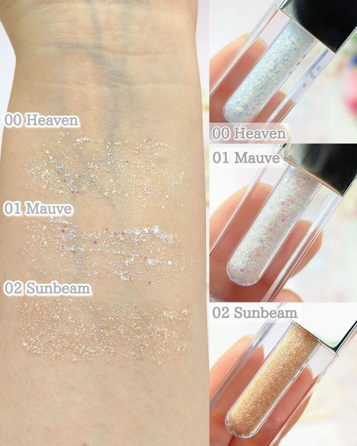 グリッターアイシャドウ/Dear.A/グリッターを使ったクチコミ(6枚目)