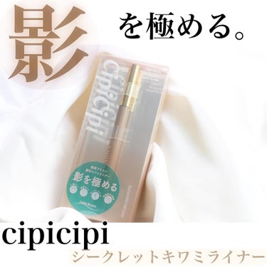 シークレットキワミライナー R/CipiCipi/リキッドアイライナーを使ったクチコミ（1枚目）