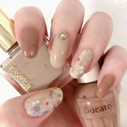 グロッシーコート/スキューズミー/オールインワンネイルを使ったクチコミ(4枚目)