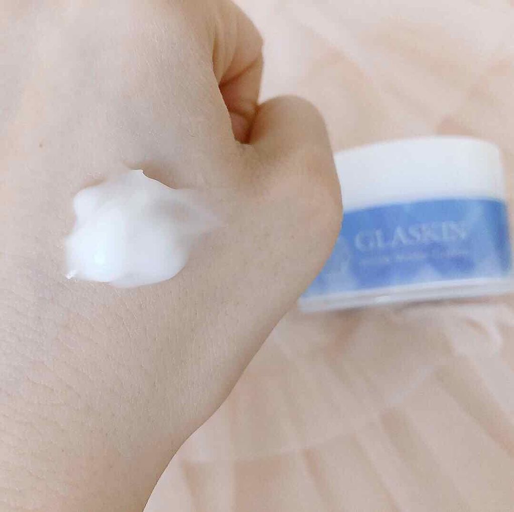 GLASKIN ホワイトウォータークリーム/さくらの森/オールインワン化粧品を使ったクチコミ(2枚目)