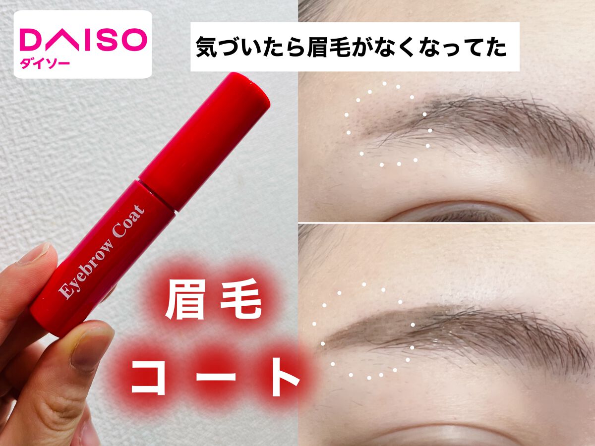アイブロウコートDA/DAISO/アイブロウコートを使ったクチコミ(1枚目)