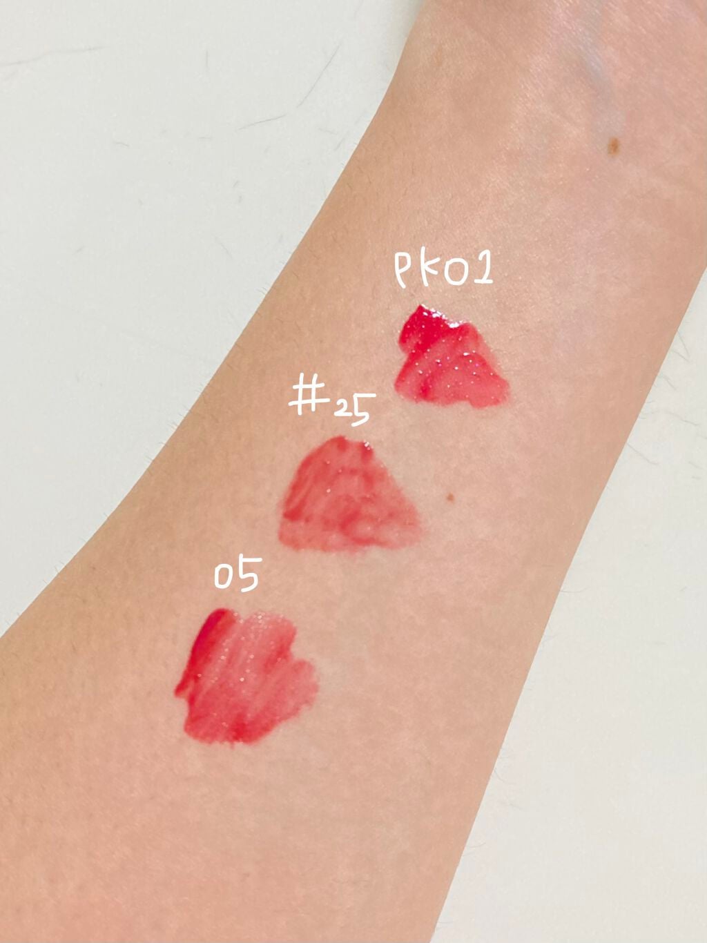 ジューシーラスティングティント/rom&nd/リップティントを使ったクチコミ(3枚目)