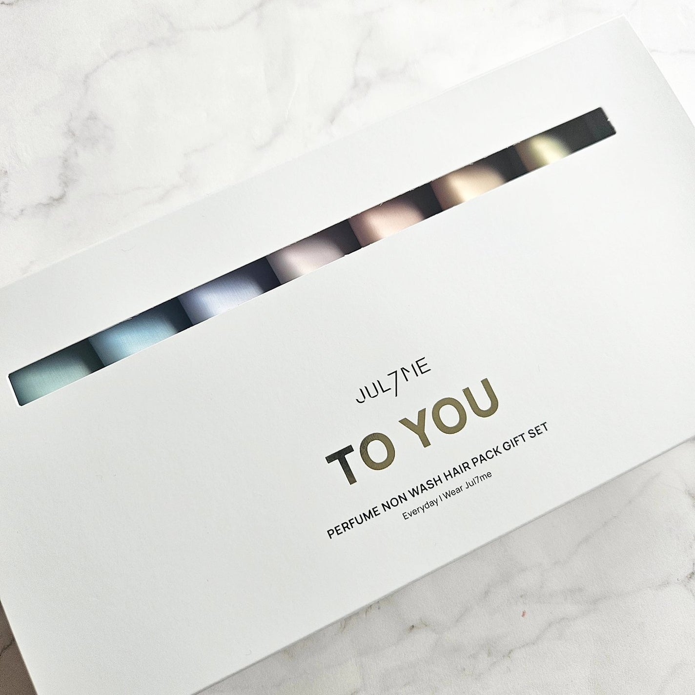 パフュームノンウォッシュヘアパック7点セット/JUL7ME/アウトバストリートメントを使ったクチコミ(2枚目)