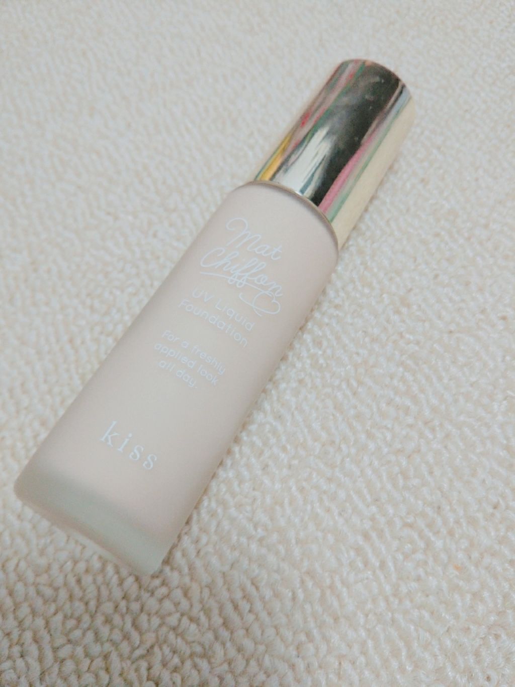 マットシフォン UVリキッドファンデ/KiSS/リキッドファンデーションを使ったクチコミ（1枚目）