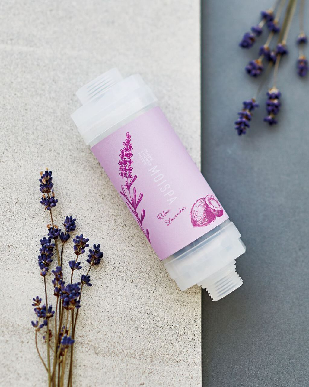 コスメシャワーフィルター MOISPA リラックスラベンダー