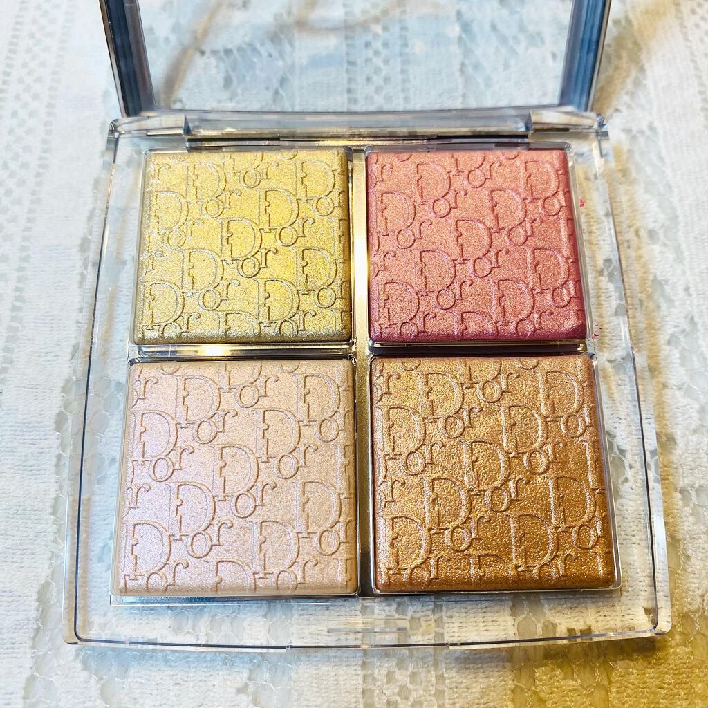 【旧】ディオール バックステージ フェイス グロウ パレット/Dior/ハイライトを使ったクチコミ（3枚目）