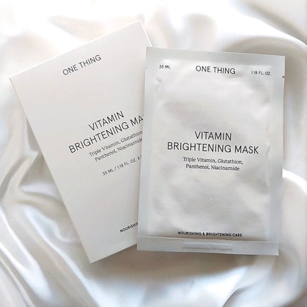 ビタミンブライトニングマスク/ONE THING/シートマスク・パックを使ったクチコミ(7枚目)
