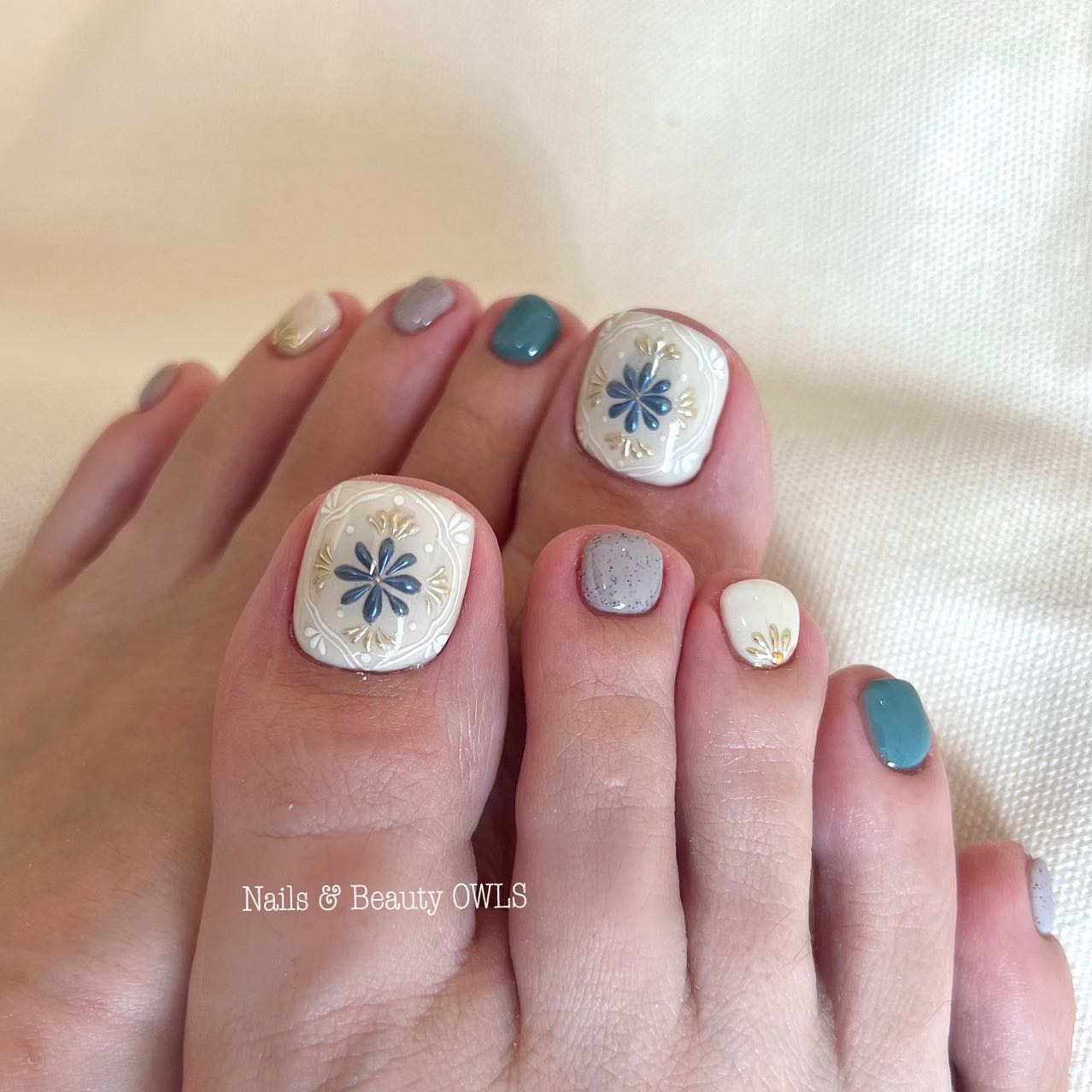 #カラフルネイル,#個性的ネイル,#個性派ネイル,#シンプルネイル,#韓国ネイル,#夏ネイル,#タイル柄ネイル,#モロッカンネイルのネイルデザイン