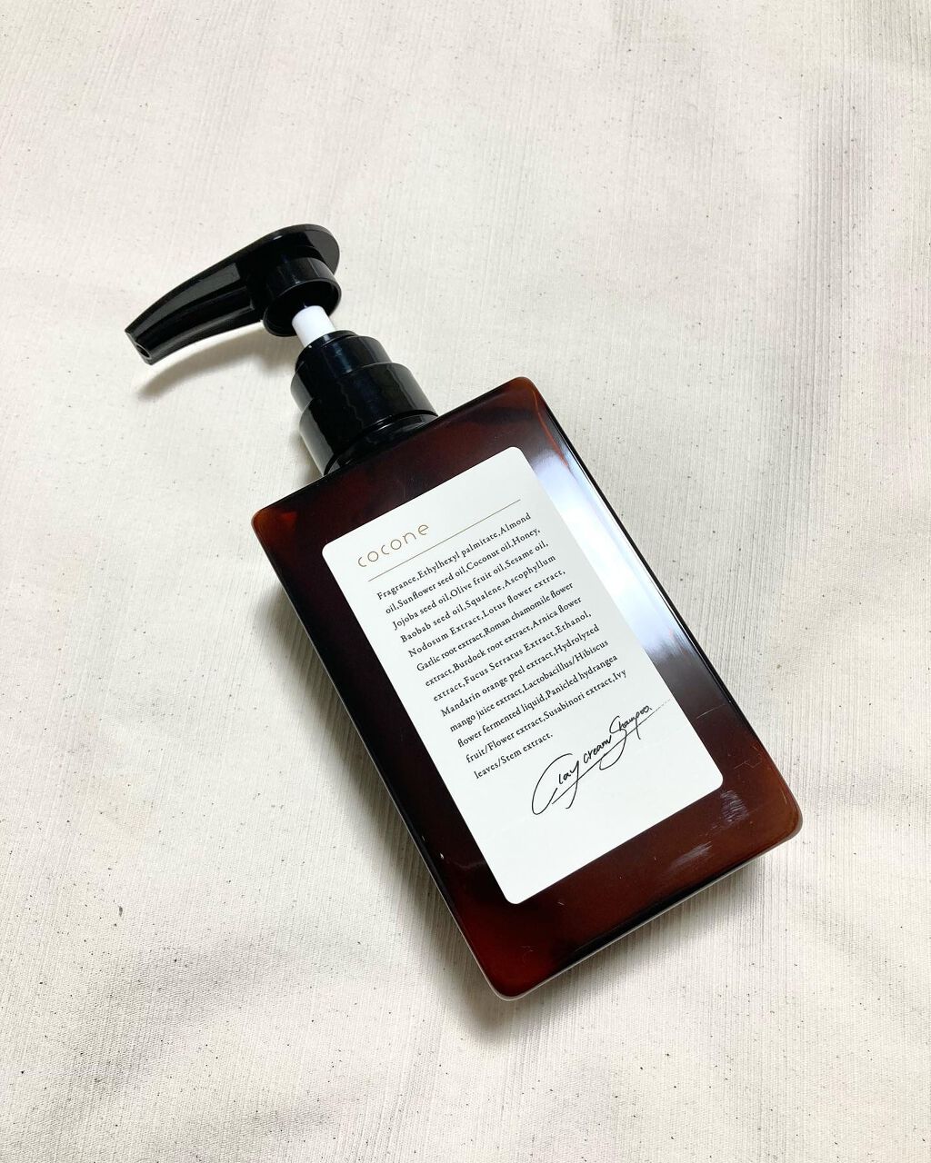 クレイクリームシャンプー(モイスト)/cocone/市販シャンプーを使ったクチコミ(1枚目)