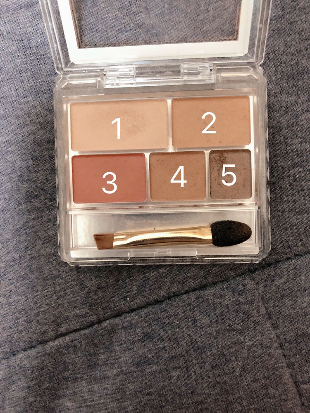 パーフェクトマルチアイズ/キャンメイク/アイシャドウパレットを使ったクチコミ（3枚目）