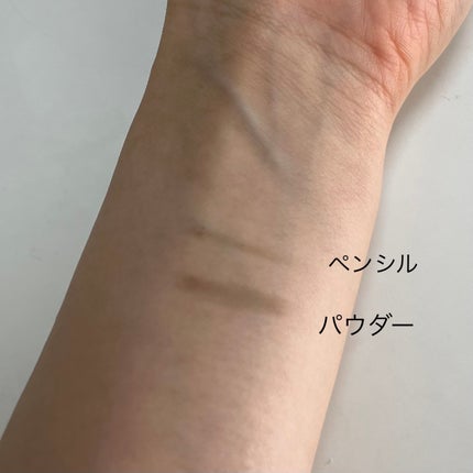 パウダー&ペンシル アイブロウEX/excel/アイブロウペンシルを使ったクチコミ(3枚目)