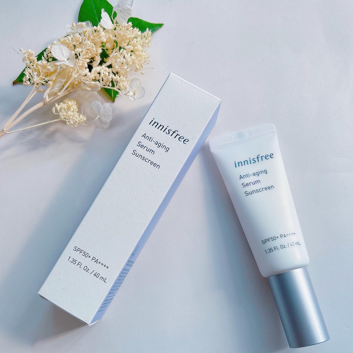 アンチエイジング セラム サンスクリーン/innisfree/日焼け止め・UVケアを使ったクチコミ（2枚目）