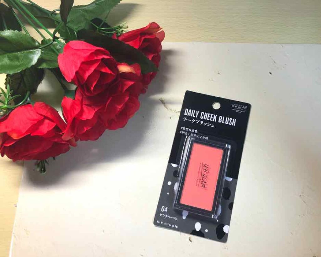 UR GLAM DAILY CHEEK BLUSH/U R GLAM/パウダーチークを使ったクチコミ(1枚目)