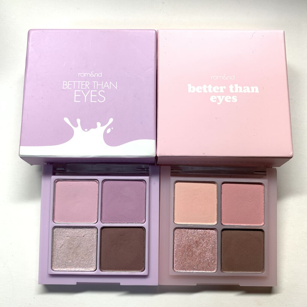 ベターザンアイズ ミルクシリーズ W01 ドライラベンダー/rom&nd/アイシャドウパレットを使ったクチコミ（2枚目）