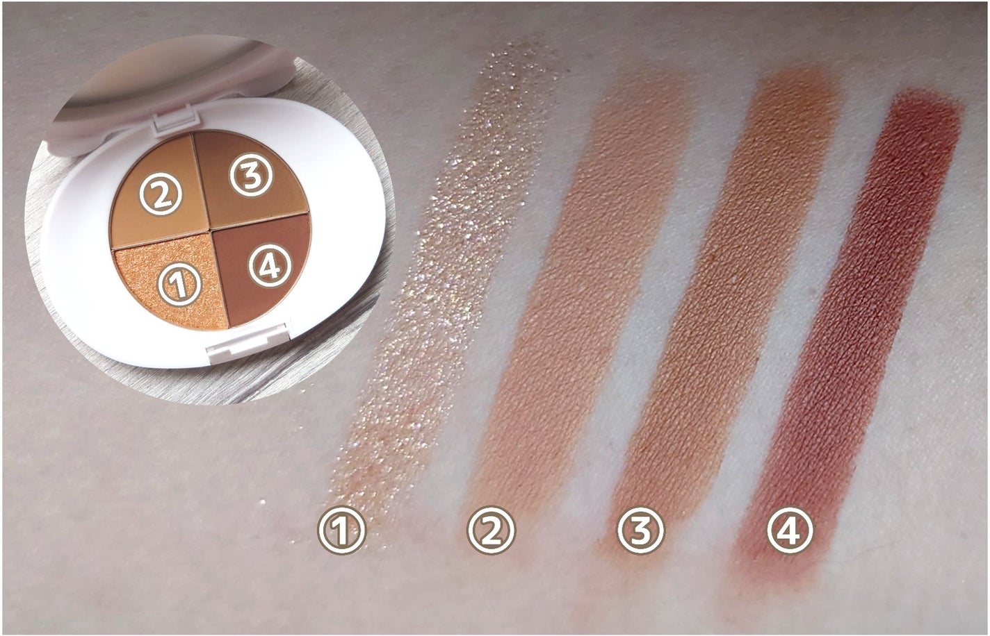 ちいかわ アイシャドウ/SHOBIDO/アイシャドウパレットを使ったクチコミ(3枚目)