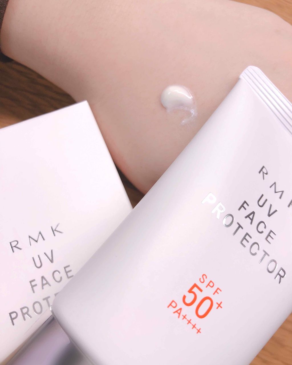 UVフェイスプロテクター50/RMK/日焼け止めクリームを使ったクチコミ(2枚目)