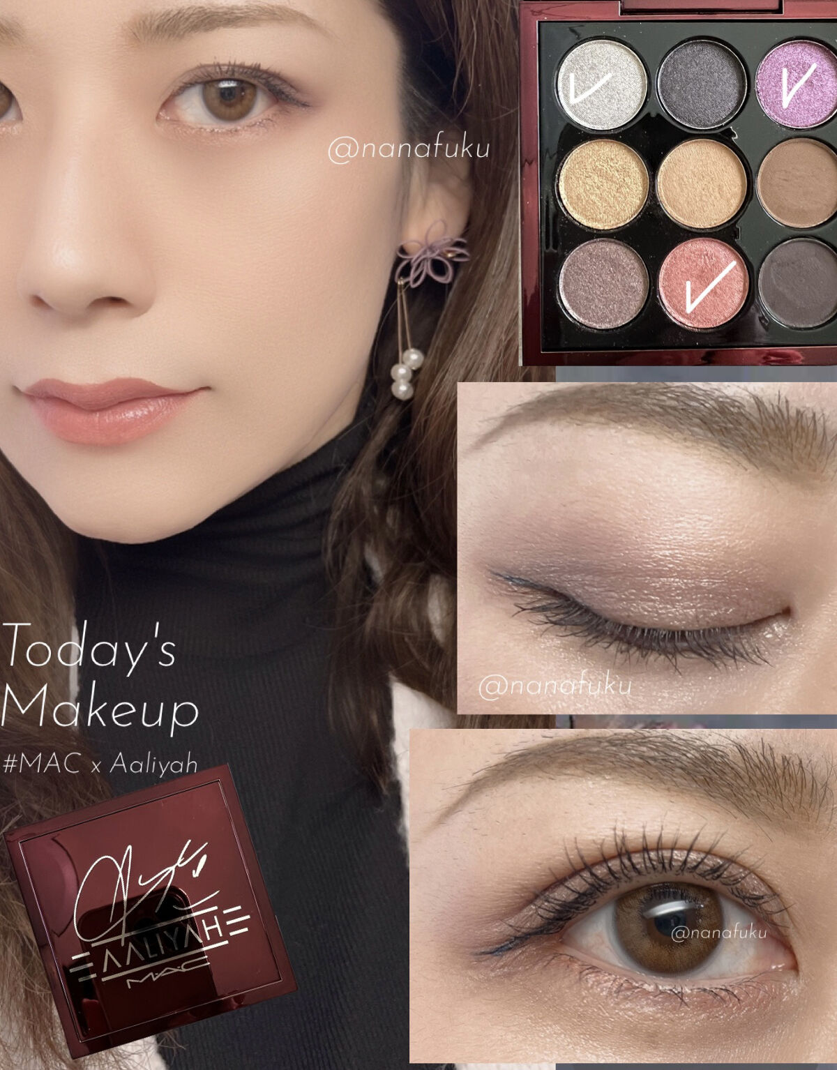 スモール アイシャドウ × 9 エイジ エイント ナッシング/M・A・C/アイシャドウパレットを使ったクチコミ（2枚目）