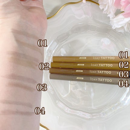 ラスティングツーウェイアイブロウ リキッドWpa 03 モカブラウン/K-パレット/リキッドアイブロウを使ったクチコミ(3枚目)