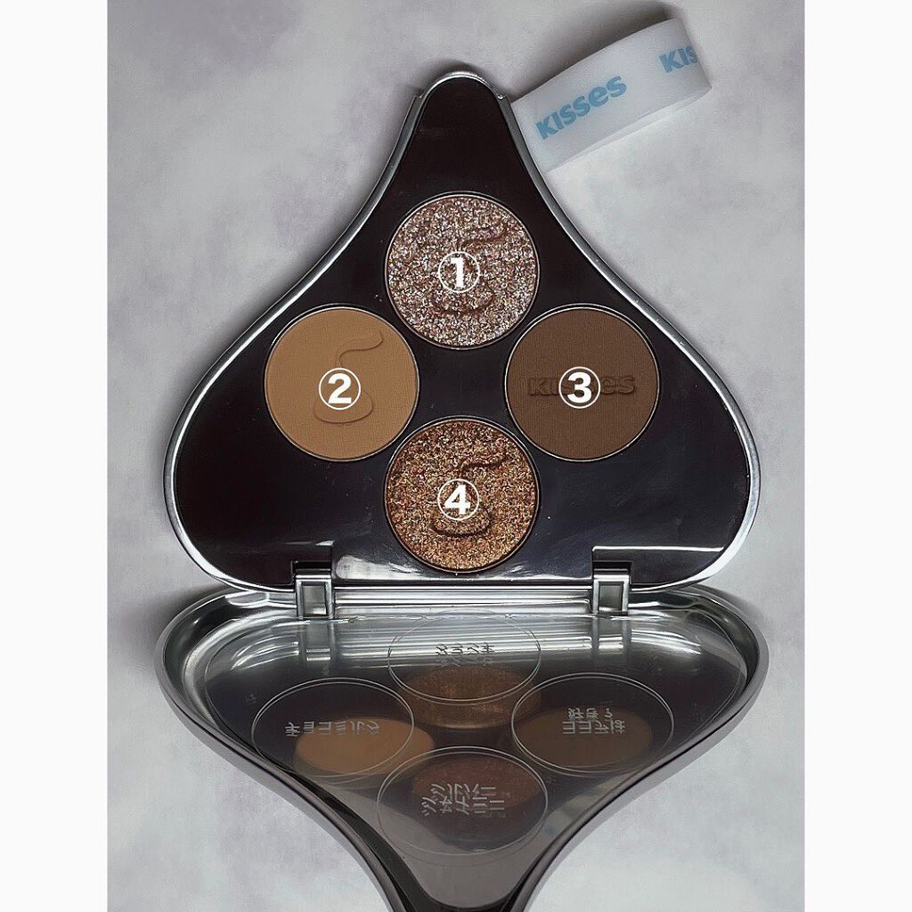 キスチョコレート プレイカラーアイズ/ETUDE/アイシャドウパレットを使ったクチコミ(4枚目)