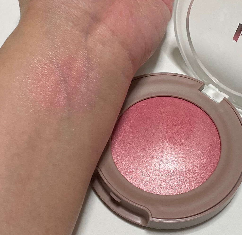 トゥルーディメンショングロウチーク/hince/パウダーチークを使ったクチコミ（2枚目）