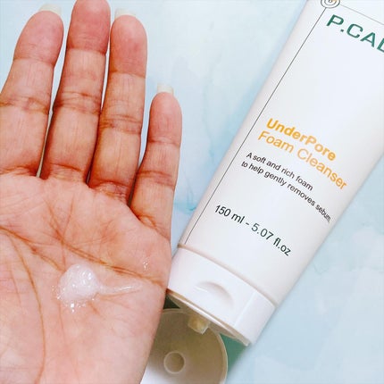 アンダーポアフォームクレンザー/P.CALM/洗顔フォームを使ったクチコミ(6枚目)