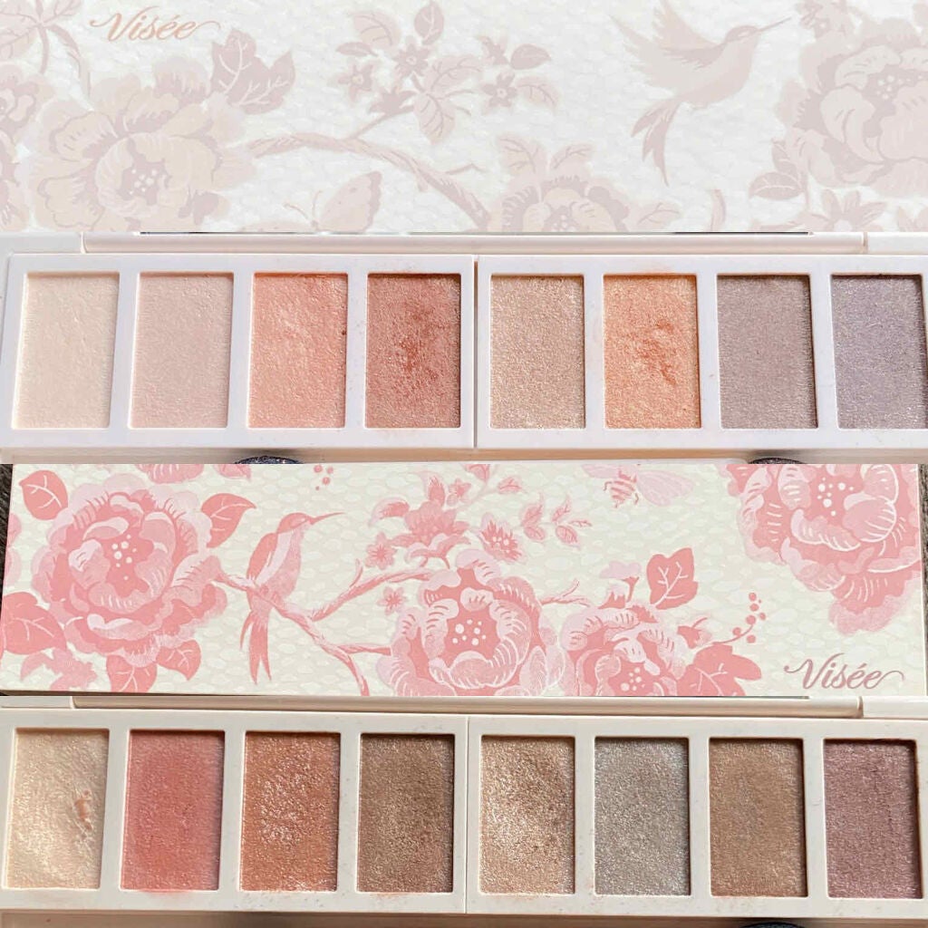 グラマラスヌード アイパレット (クリスマスコフレ 2017)/Visée/メイクアップキットを使ったクチコミ(2枚目)