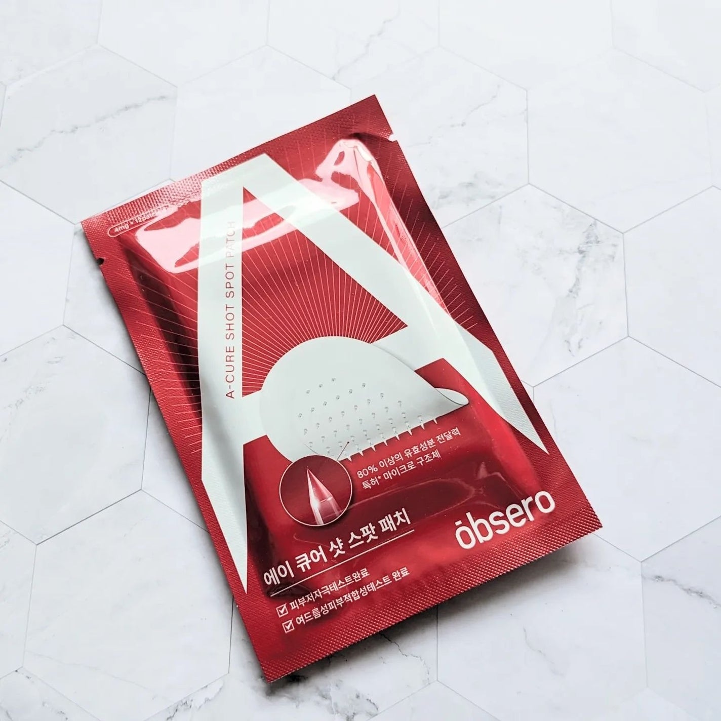 エーキュアショットスポットパッチ/obsero/にきびパッチを使ったクチコミ(2枚目)