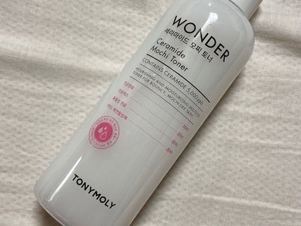 Wonder Ceramide Mochi Toner(トニーモリーワンダーCモチトナー)/TONYMOLY/化粧水を使ったクチコミ(2枚目)
