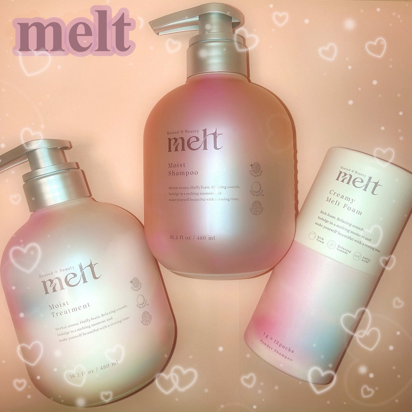メルト モイストシャンプー/トリートメント/melt/市販シャンプーを使ったクチコミ(1枚目)