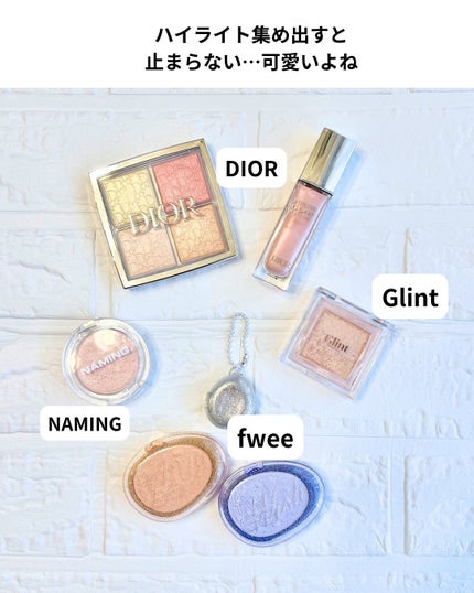 ディオール バックステージ フェイス グロウ パレット/Dior/ハイライトを使ったクチコミ(2枚目)