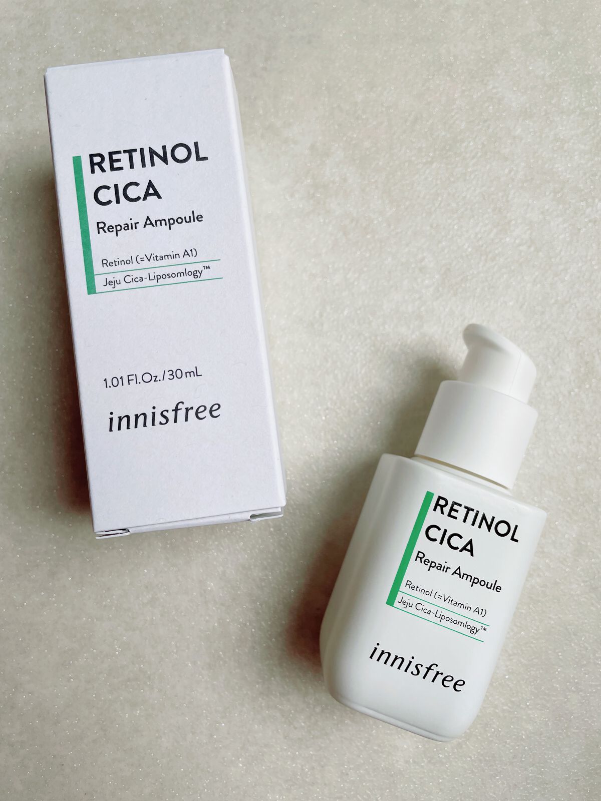 レチノール　シカ　リペア　セラム/innisfree/美容液を使ったクチコミ（3枚目）