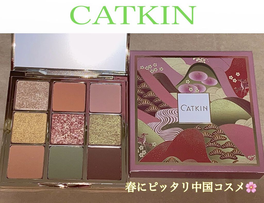 長相思シリーズ 9色アイシャドウパレット/CATKIN/アイシャドウパレットを使ったクチコミ（1枚目）