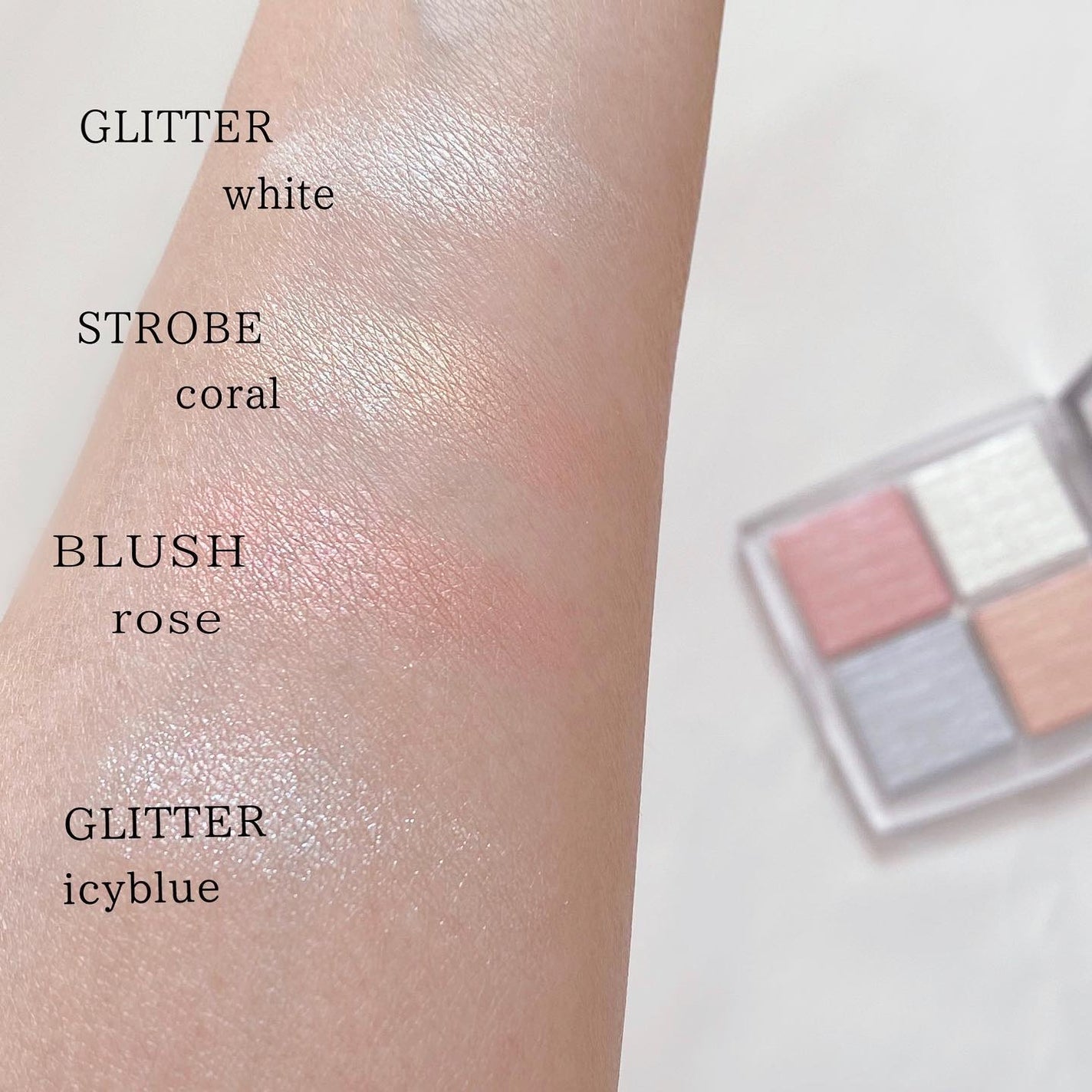 【旧】ディオール バックステージ フェイス グロウ パレット/Dior/ハイライトを使ったクチコミ(3枚目)