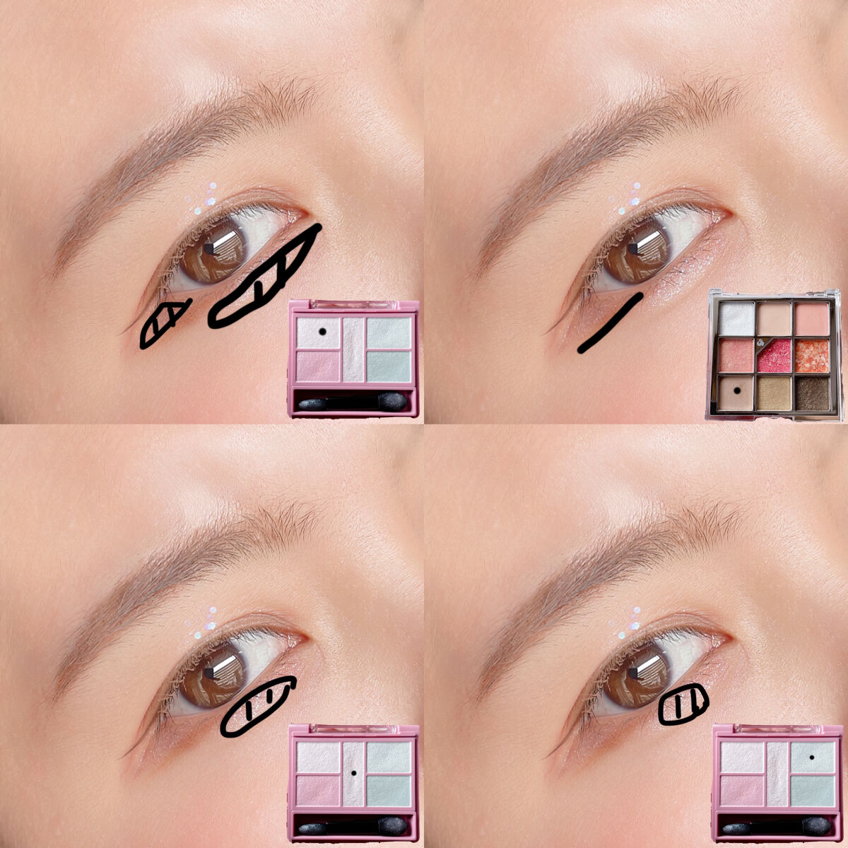 ゲットルーズグリッタージェル/unleashia/グリッターを使ったクチコミ（3枚目）