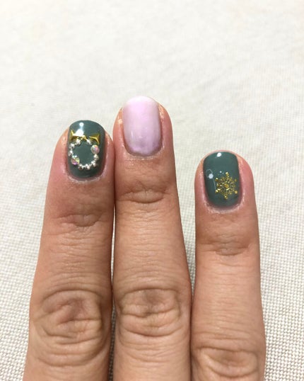 ネイルシール/セリア/ネイルシールを使ったクチコミ(3枚目)