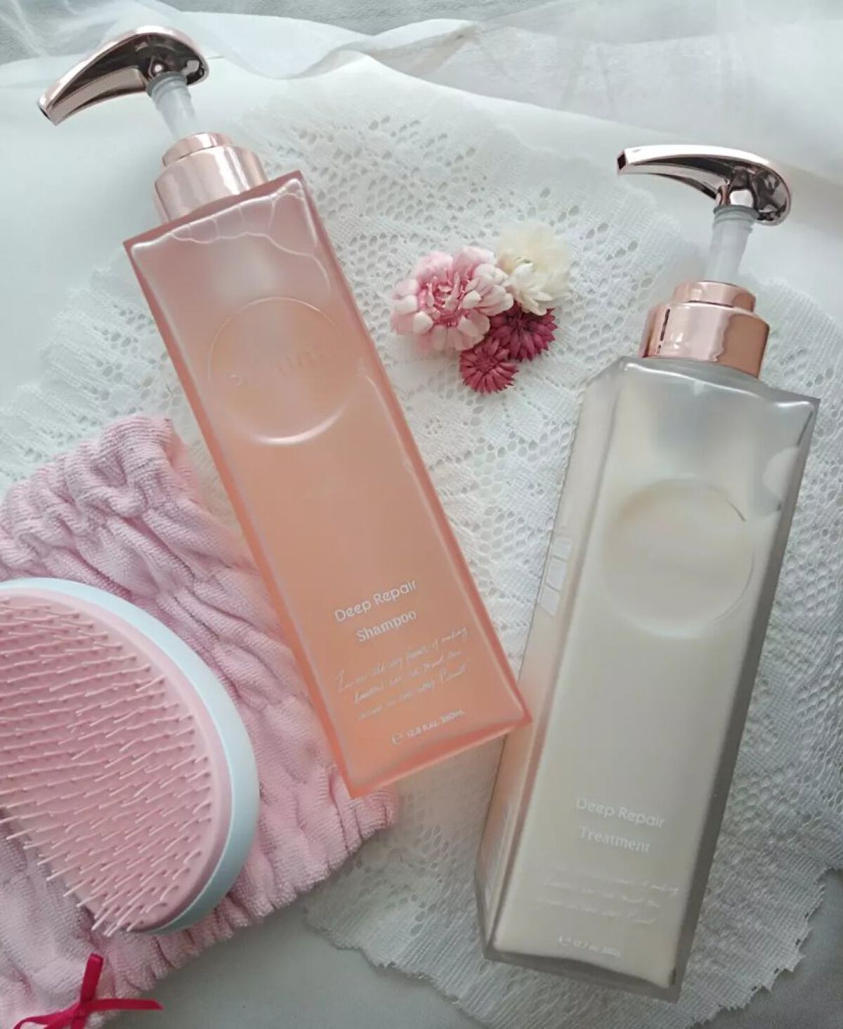 プルント ディープリペア美容液シャンプー／トリートメント/Purunt./市販シャンプーを使ったクチコミ（1枚目）