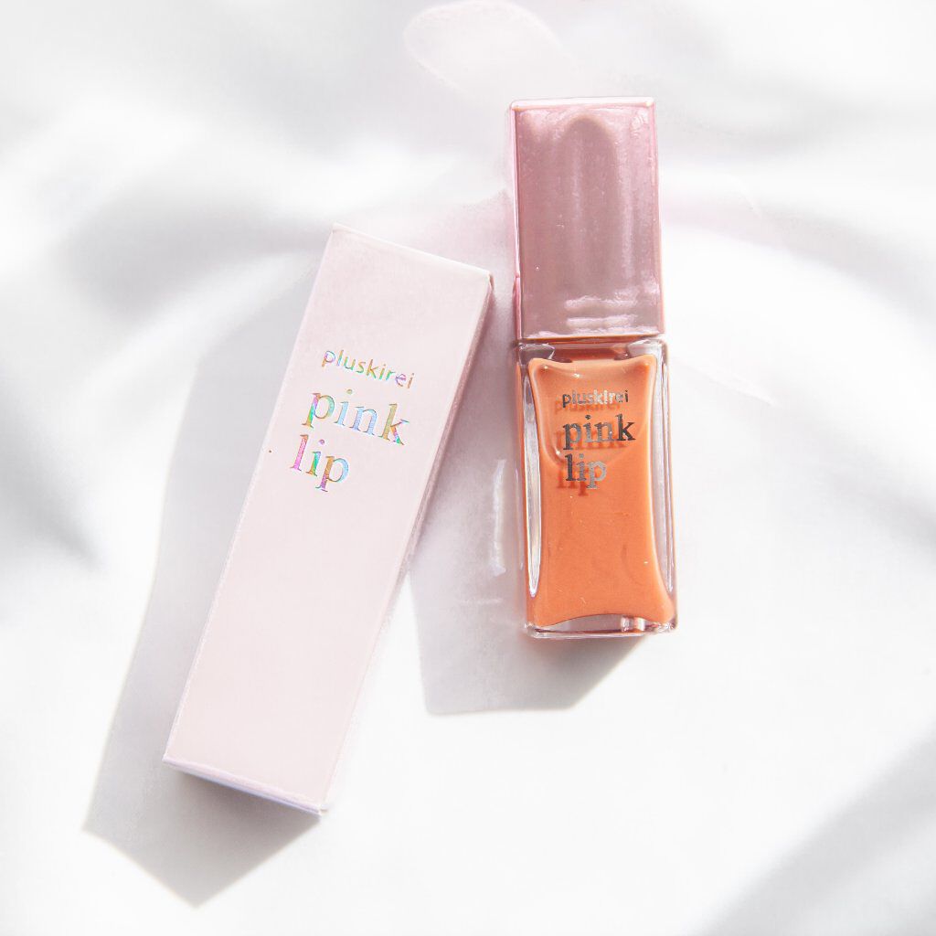 pinklip ＃４コーラル/プラスキレイ/リップオイルを使ったクチコミ（1枚目）