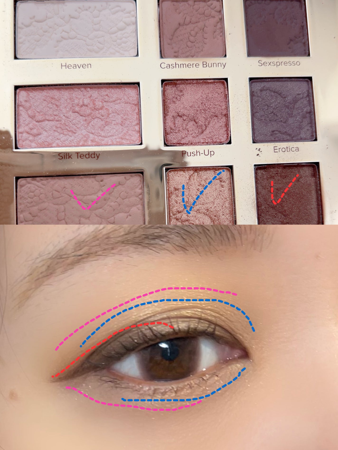 ナチュラル アイズ ニュートラル アイシャドウ パレット/Too Faced/アイシャドウパレットを使ったクチコミ(4枚目)