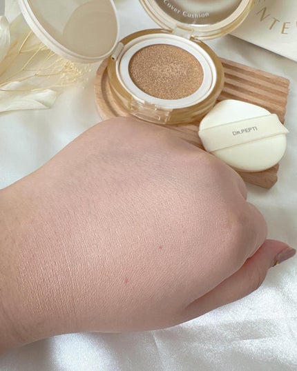 センテラリリーフカバークッション/DR.PEPTI/クッションファンデーションを使ったクチコミ(6枚目)