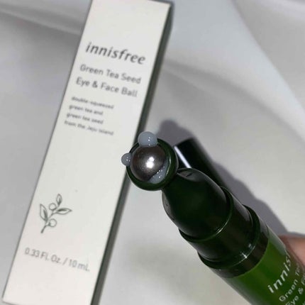 グリーンティーシード アイ&フェイスボール/innisfree/美容液を使ったクチコミ(2枚目)