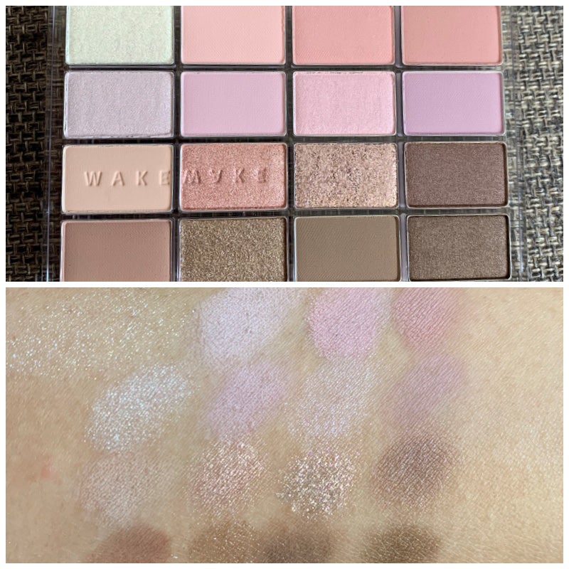 ソフトブラーリングアイパレット/wakemake/アイシャドウパレットを使ったクチコミ(2枚目)