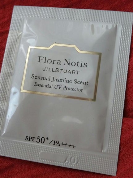 エッセンシャルUVプロテクター センシュアルジャスミン/Flora Notis JILL STUART/日焼け止めクリームを使ったクチコミ(1枚目)