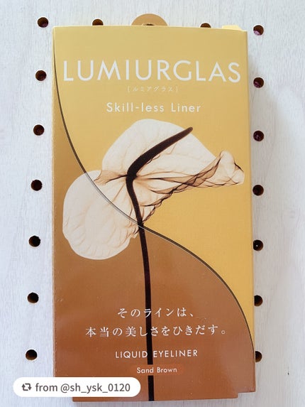 スキルレスライナー/LUMIURGLAS/リキッドアイライナーを使ったクチコミ(2枚目)