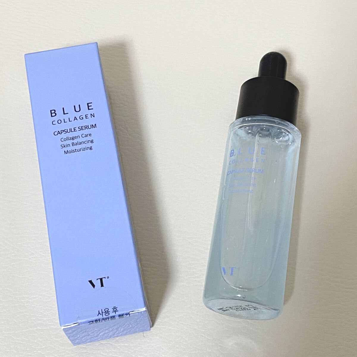 ブルーコラーゲンカプセルセラム/VT/美容液を使ったクチコミ(1枚目)